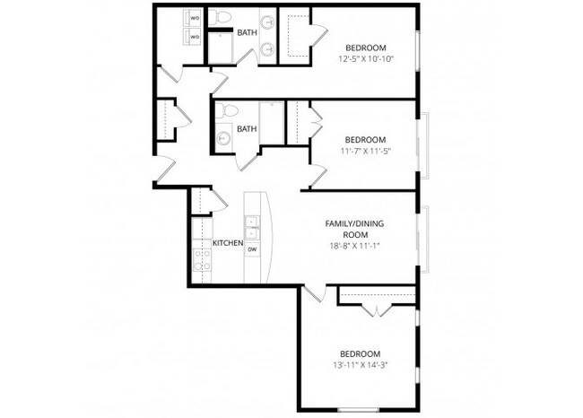 Unit 423 WAIT322 floor plan